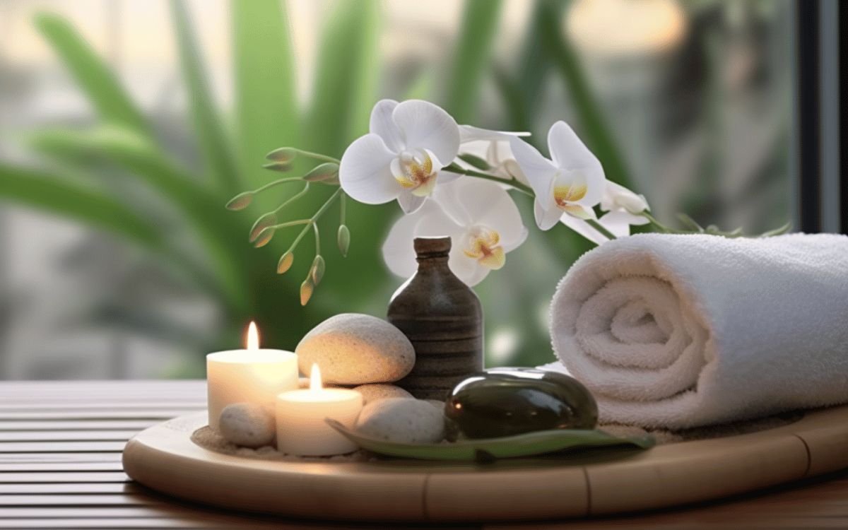 Spa a Girona de Mas Cal Sastre amb jacuzzi i zona de relaxació