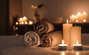 Sauna i zona de relaxació del spa a Girona de Mas Cal Sastre